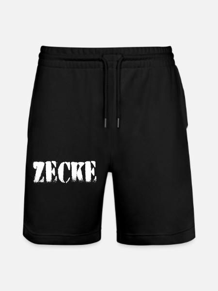 Zecke - Stanley/Stella Unisex Bio Joggingshorts Trainer  - Schwarz