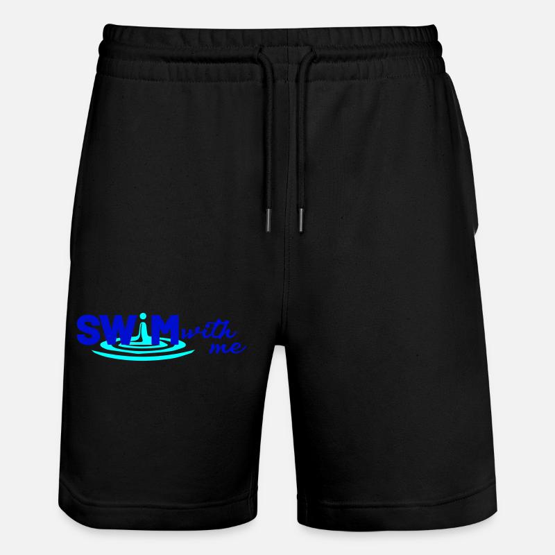 Venez nager avec moi - Short de jogging bio TRAINER Stanley/Stella unisexe - noir
