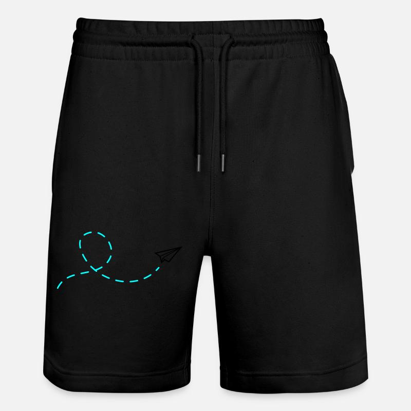 Avion en papier - Short de jogging bio TRAINER Stanley/Stella unisexe - noir