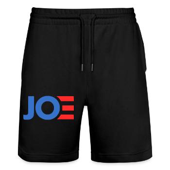 Joe biden - Short de jogging bio TRAINER Stanley/Stella unisexe - noir - Devant - Nik (191cm) & Marisol (170cm)