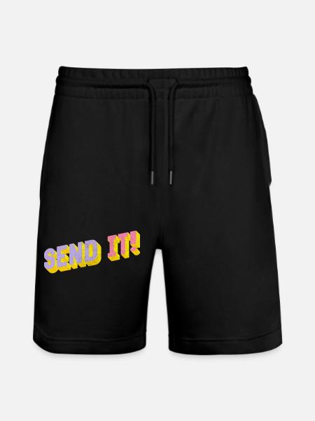 SEND IT! - Stanley/Stella Unisex Bio Joggingshorts Trainer - Schwarz