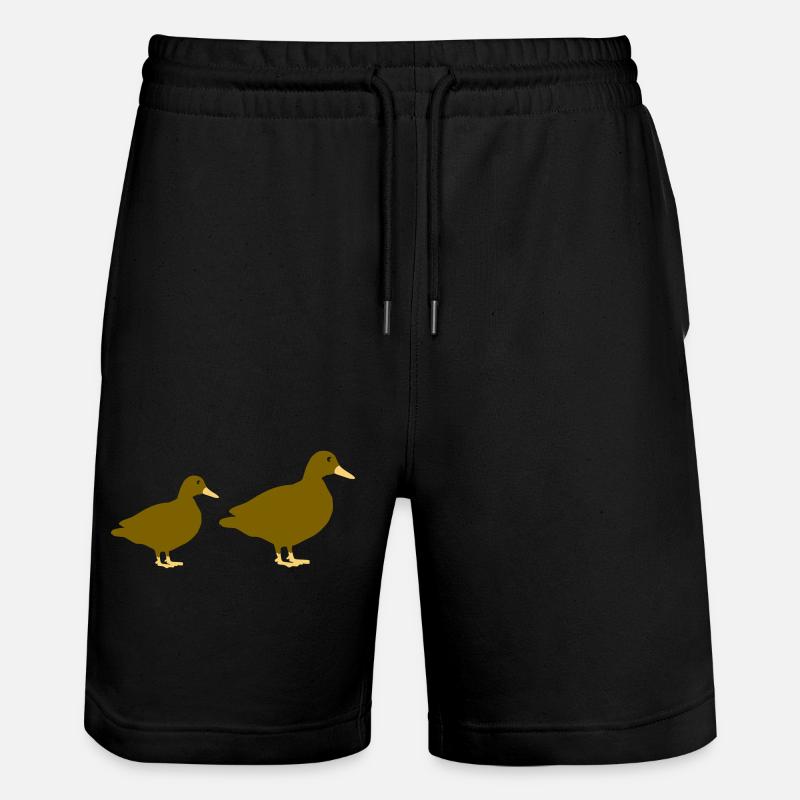 Canards - Short de jogging bio TRAINER Stanley/Stella unisexe - noir