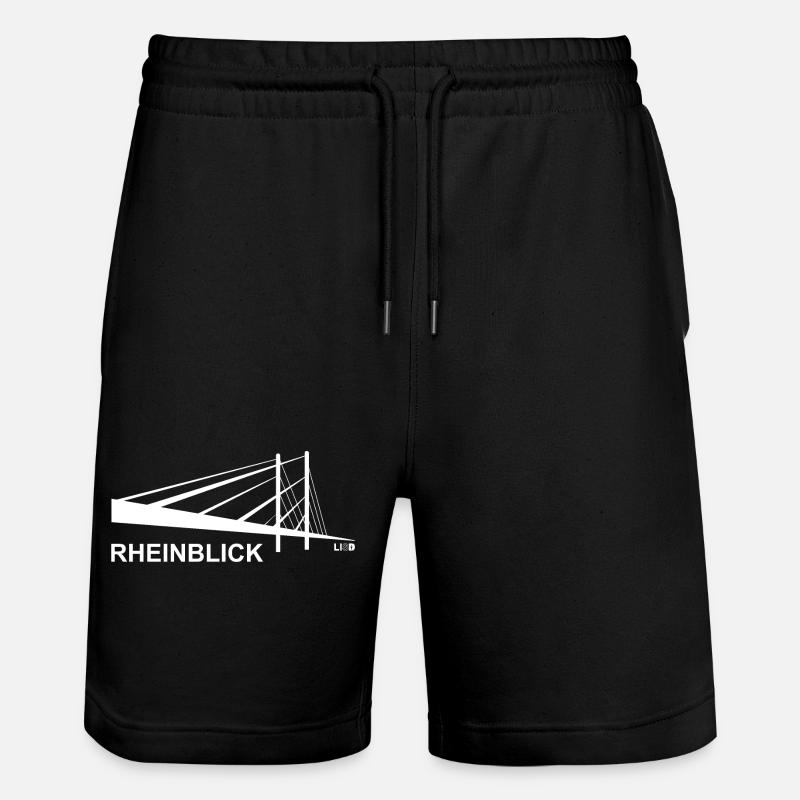 LISD_Rheinblick - Stanley/Stella Unisex Bio Joggingshorts Trainer  - Schwarz