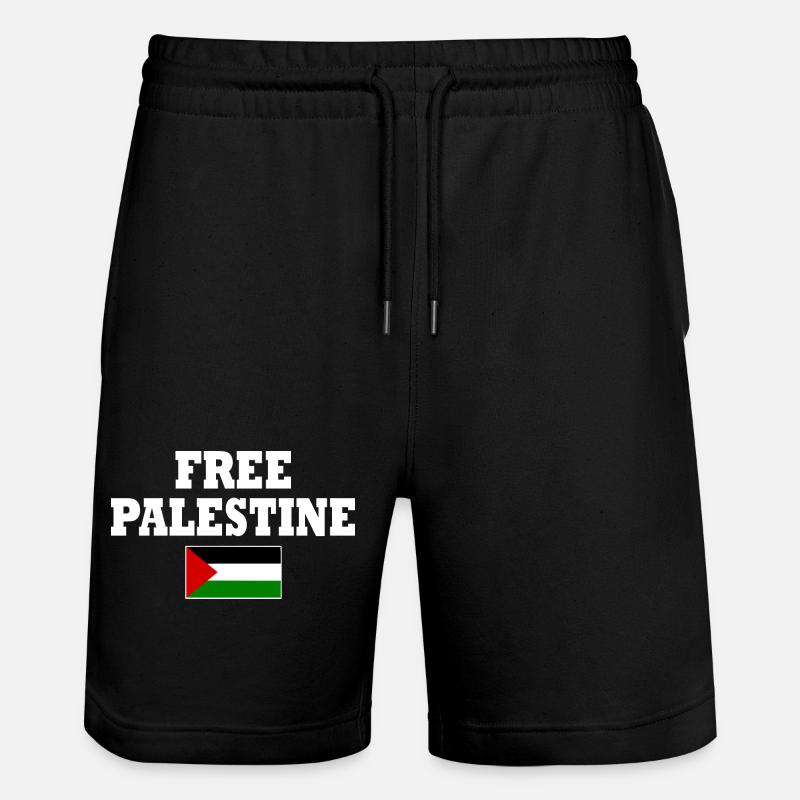 Free palestine فلسطين حرة - Short de jogging bio TRAINER Stanley/Stella unisexe - noir