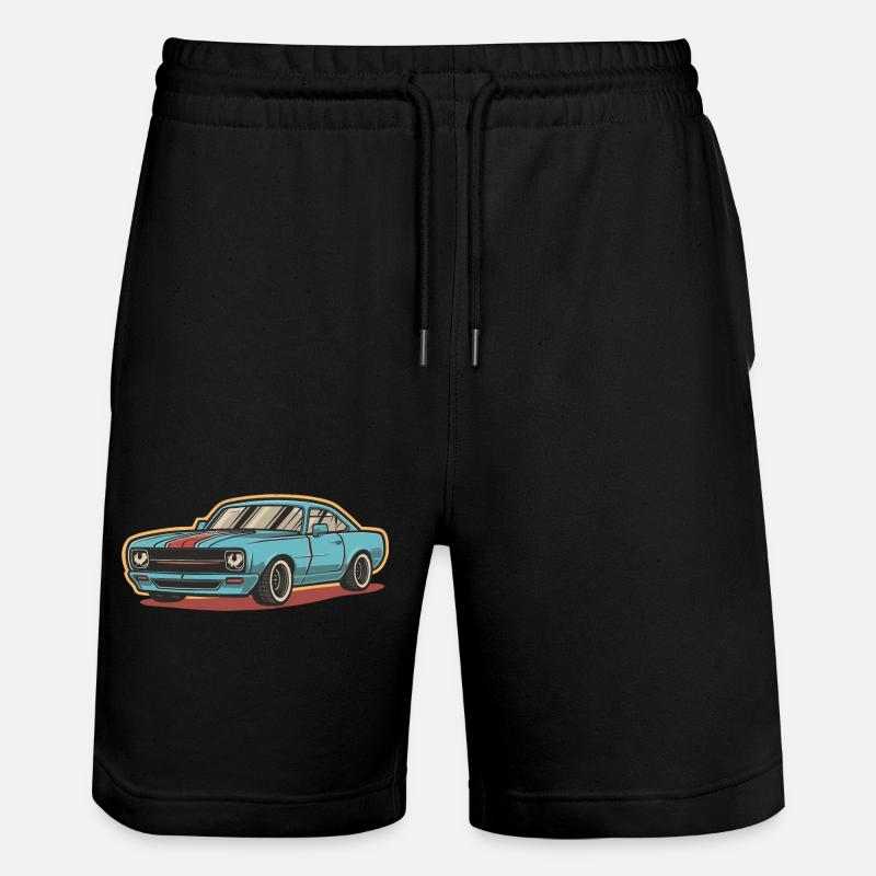 VOITURES - Short de jogging bio TRAINER Stanley/Stella unisexe - noir
