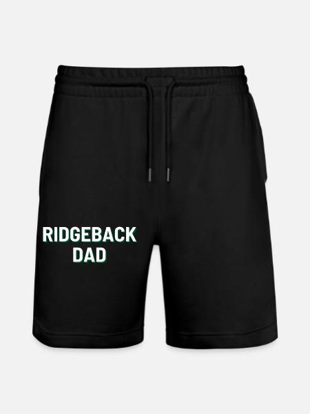 Ridgeback Dad - Stanley/Stella Unisex Bio Joggingshorts Trainer - Schwarz