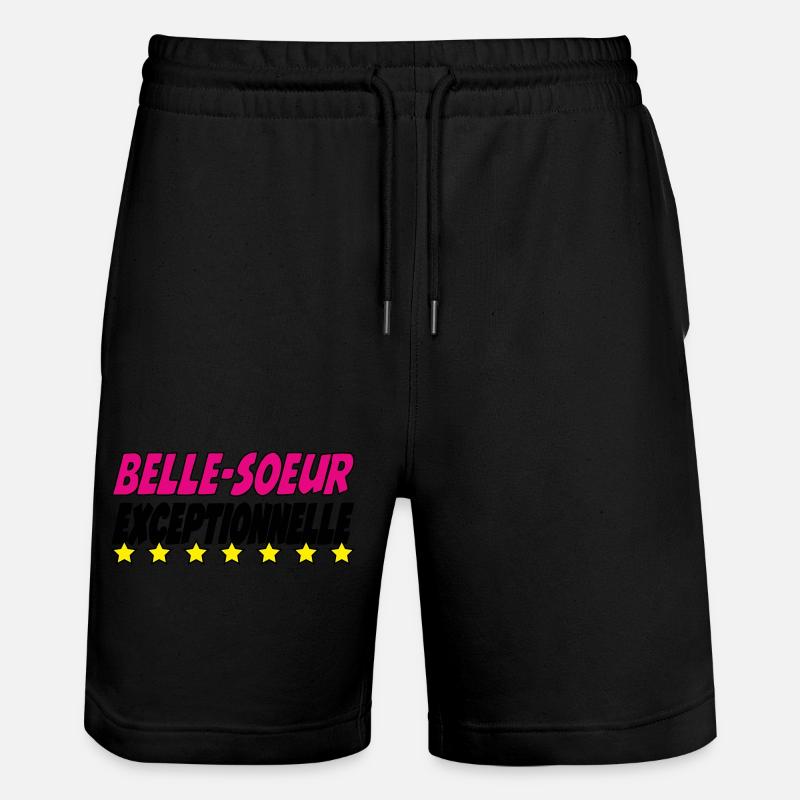Belle Soeur exceptionnelle - Short de jogging bio TRAINER Stanley/Stella unisexe - noir