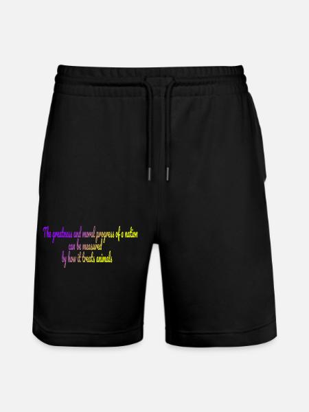 The greatness of a nation - Stanley/Stella Trainer Unisex Organic Jogging Shorts - black