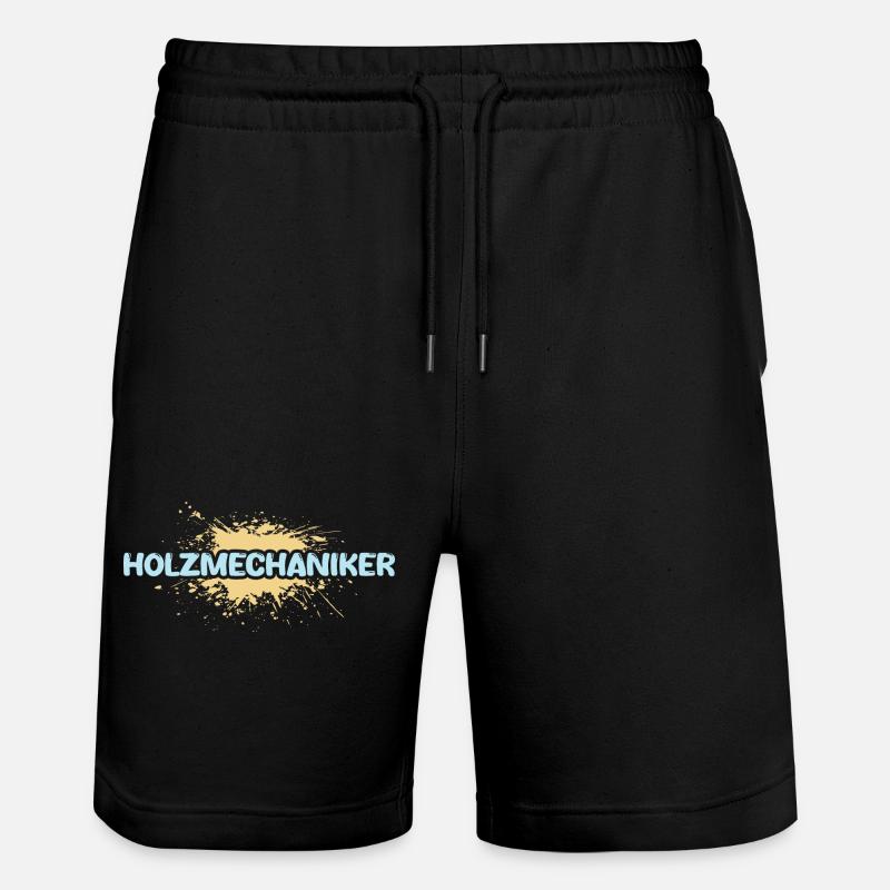 Métier Mécanicien Bois - Short de jogging bio TRAINER Stanley/Stella unisexe - noir