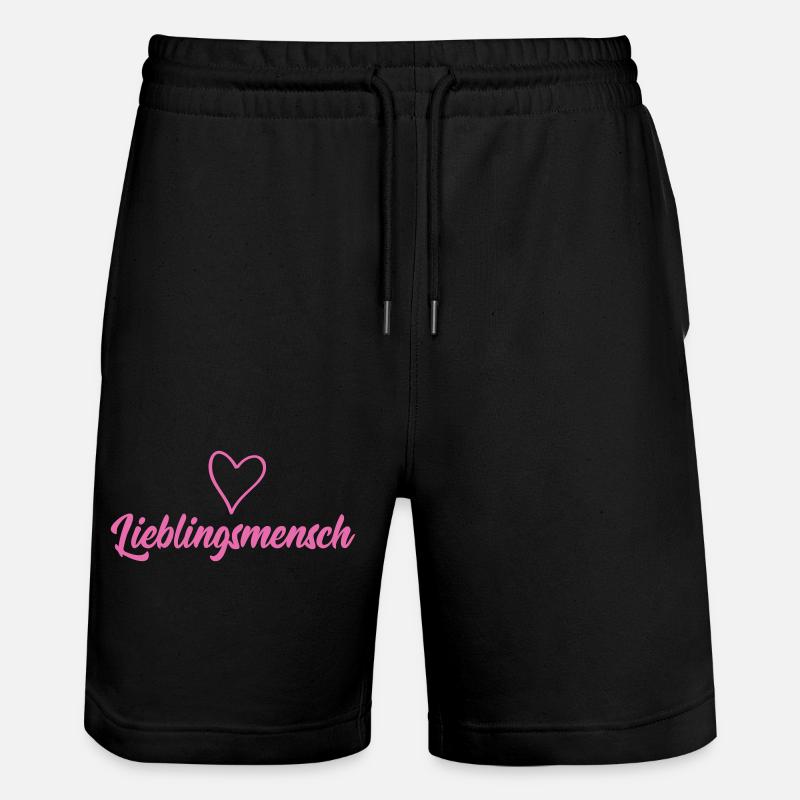 Personne préférée - Short de jogging bio TRAINER Stanley/Stella unisexe - noir