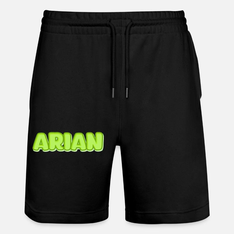 Arian Arian - Stanley/Stella Unisex Bio Joggingshorts Trainer  - Schwarz
