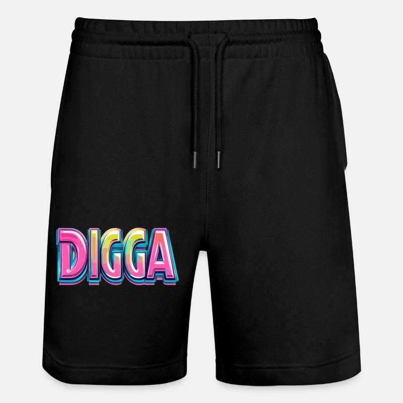 DANOIS - Short de jogging bio TRAINER Stanley/Stella unisexe - noir