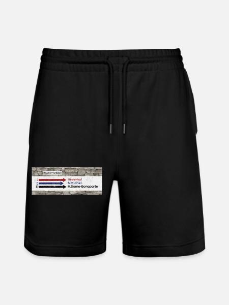 Catacombs Bunker Paris - Stanley/Stella Trainer Unisex Organic Jogging Shorts - black