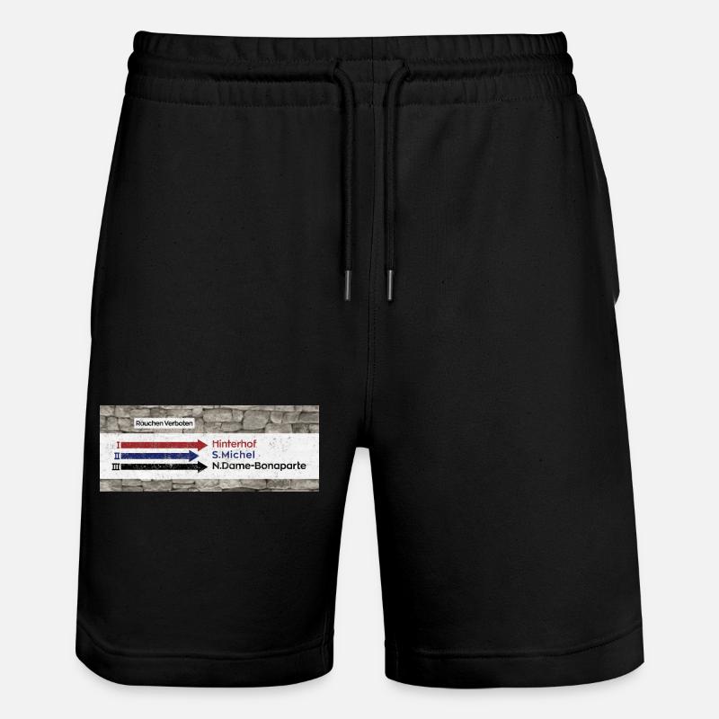 Catacombs Bunker Paris - Stanley/Stella Trainer Unisex Organic Jogging Shorts - black