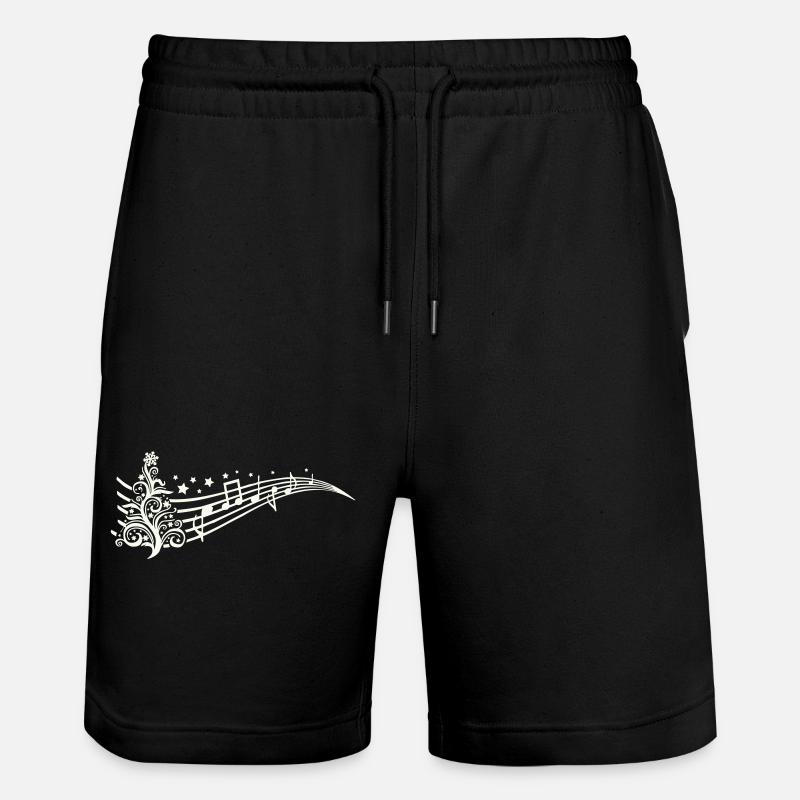 Partitions de Noël - Short de jogging bio TRAINER Stanley/Stella unisexe - noir