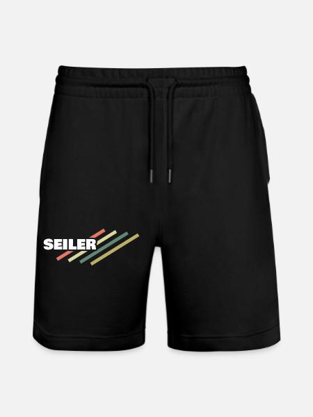 Ropemaker - Stanley/Stella Trainer Unisex Organic Jogging Shorts - black