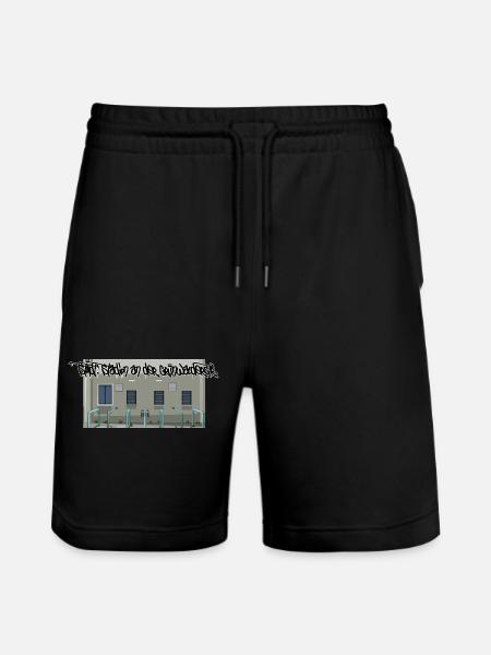 Giesing // Illustration - Stanley/Stella Trainer Unisex Organic Jogging Shorts - black