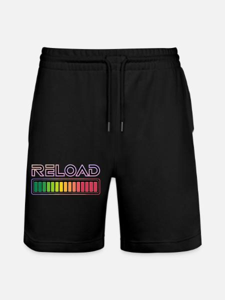 RECHARGER - Short de jogging bio TRAINER Stanley/Stella unisexe - noir