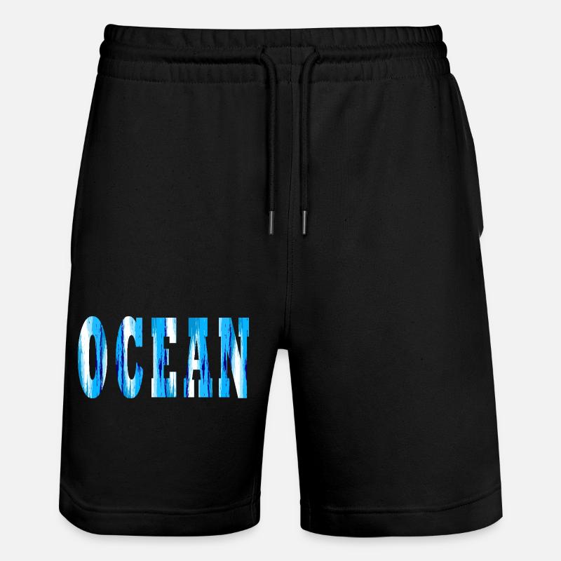 Ocean - Short de jogging bio TRAINER Stanley/Stella unisexe - noir