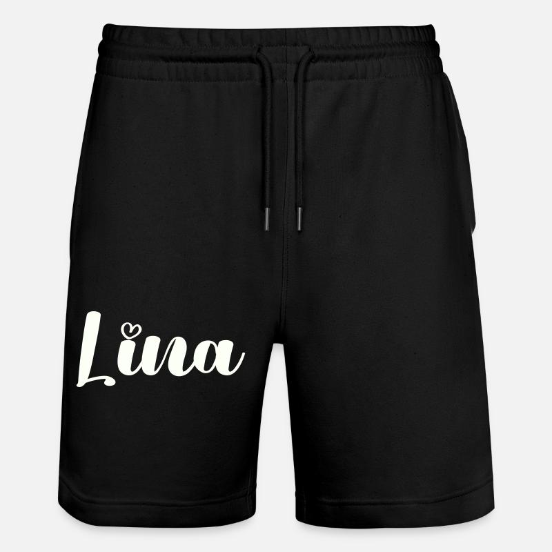 Nom de Lina - Short de jogging bio TRAINER Stanley/Stella unisexe - noir