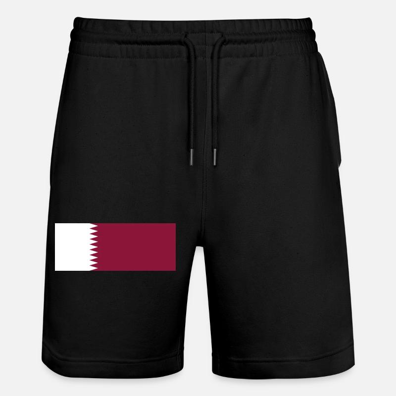 Katar - Stanley/Stella Unisex Bio Joggingshorts Trainer  - Schwarz
