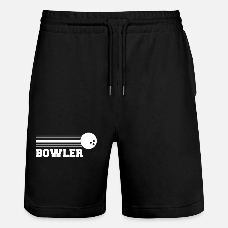 Bowler Bowling League Bowlers - Short de jogging bio TRAINER Stanley/Stella unisexe - noir