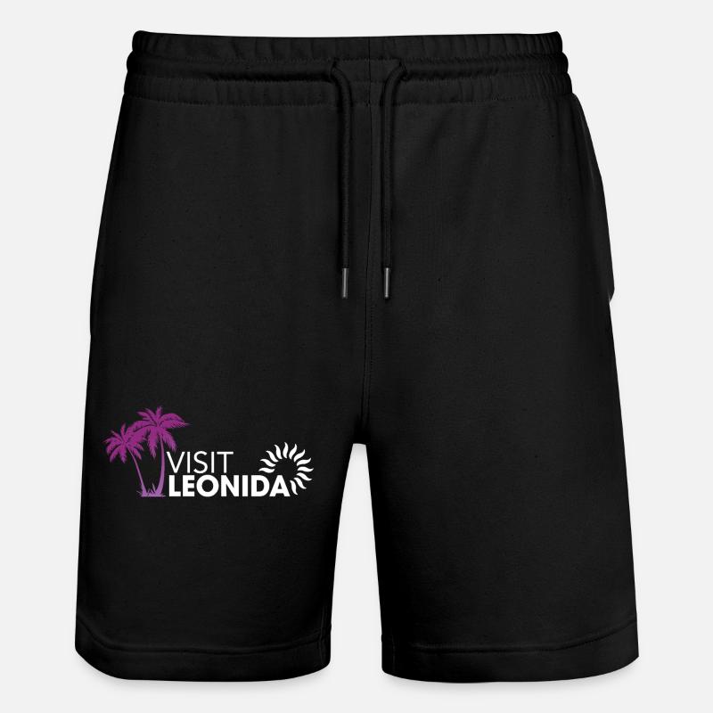 Visit Leonida VI - Short de jogging bio TRAINER Stanley/Stella unisexe - noir