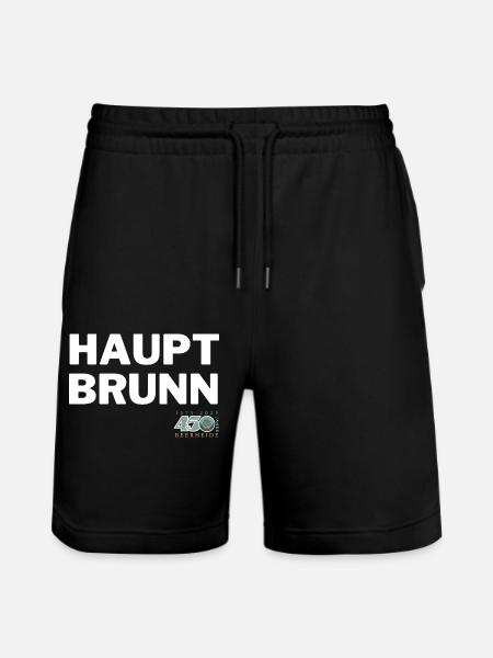 HAUPTBRUNN - Stanley/Stella Unisex Bio Joggingshorts Trainer  - Schwarz