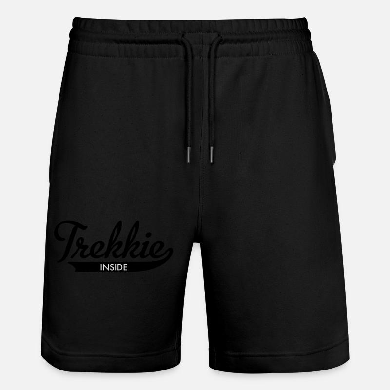 trekkie inside - Stanley/Stella Unisex Bio Joggingshorts Trainer  - Schwarz