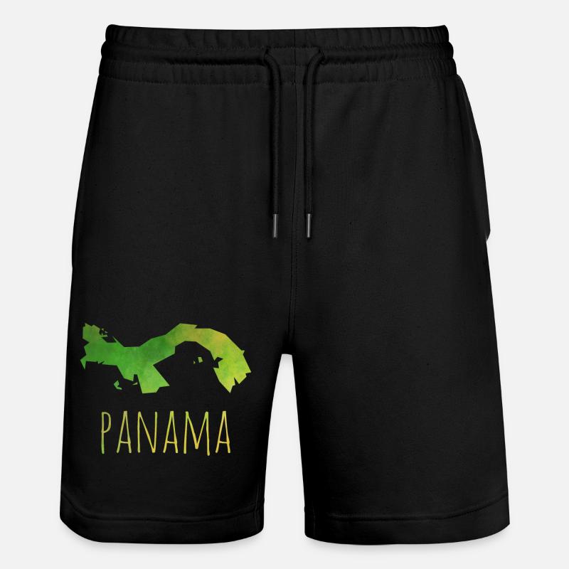 panama - Stanley/Stella Unisex Bio Joggingshorts Trainer  - Schwarz