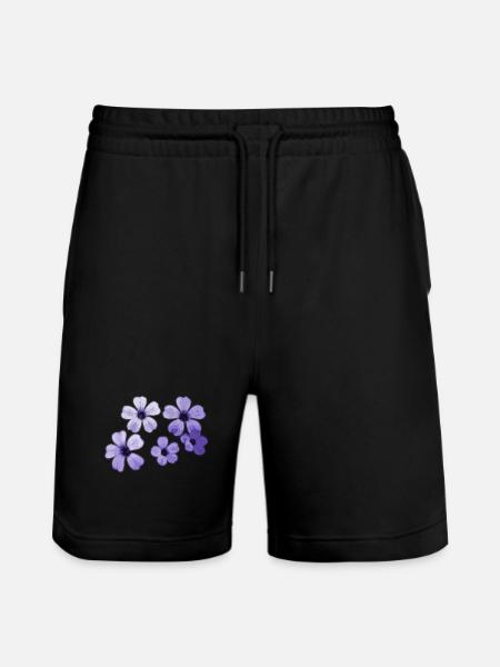 Fleurs - Short de jogging bio TRAINER Stanley/Stella unisexe - noir