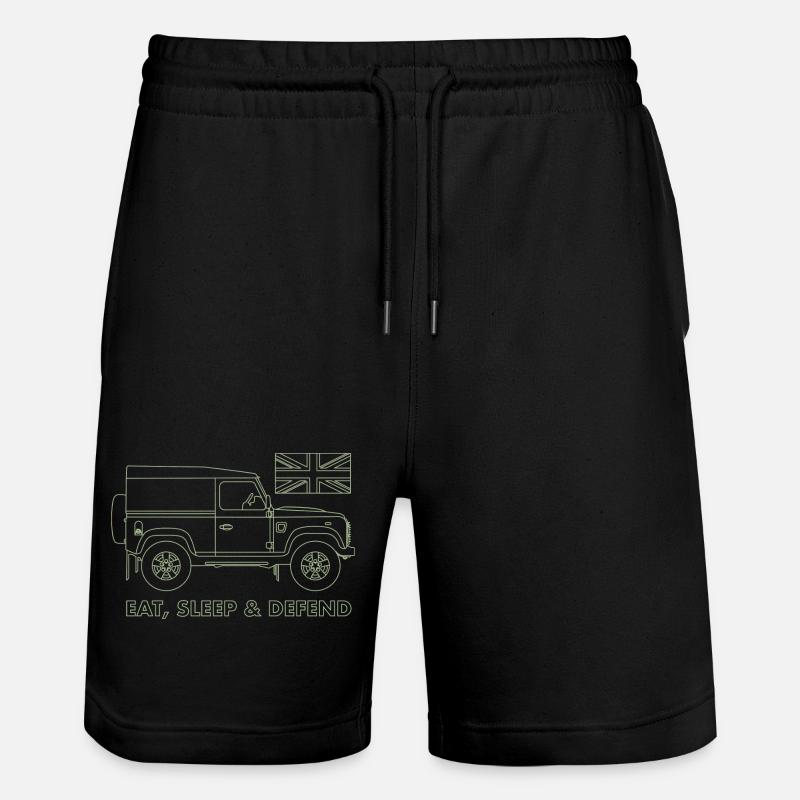Eat, Sleep & Defend - Short de jogging bio TRAINER Stanley/Stella unisexe - noir