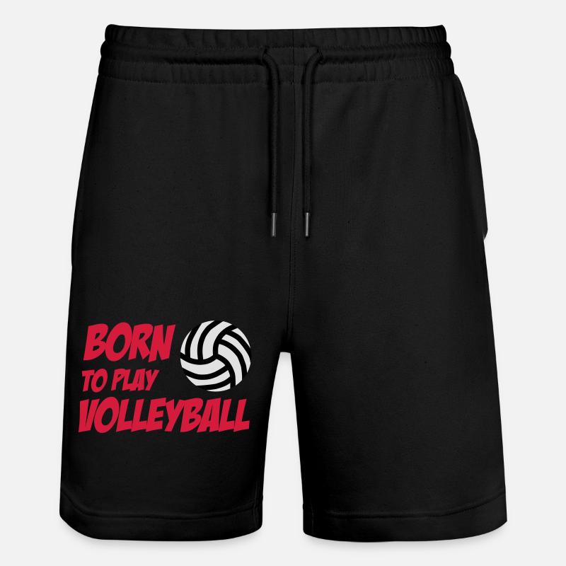 Born to play Volleyball - Short de jogging bio TRAINER Stanley/Stella unisexe - noir