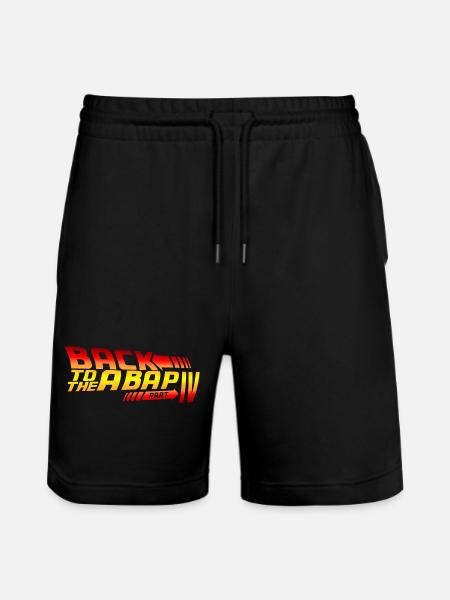 Back To The ABAP - Stanley/Stella Unisex Bio Joggingshorts Trainer  - Schwarz