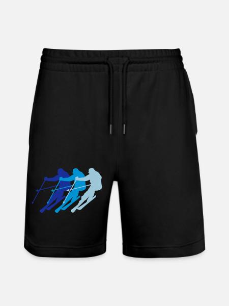 ski - Stanley/Stella Trainer Unisex Organic Jogging Shorts - black