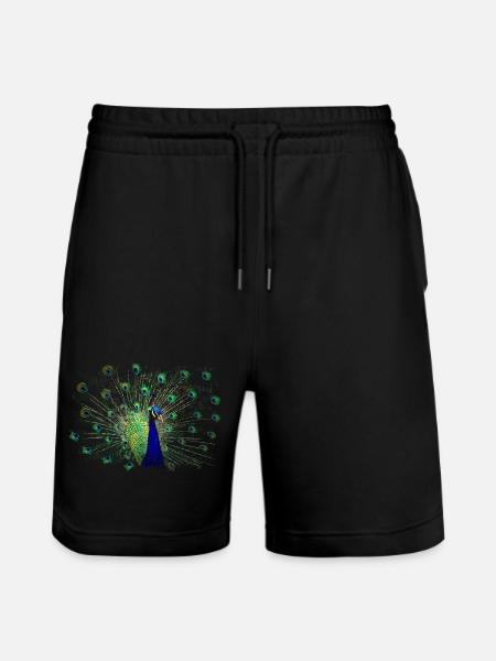 Peacock - Short de jogging bio TRAINER Stanley/Stella unisexe - noir