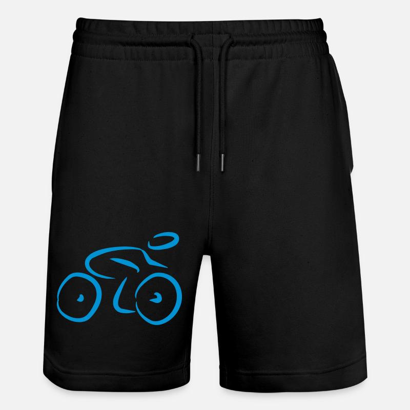 2541614 14906110 bicyclette - Short de jogging bio TRAINER Stanley/Stella unisexe - noir