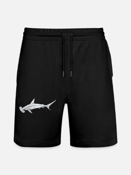 requin Martillon - requin-marteau - Réquin - Short de jogging bio TRAINER Stanley/Stella unisexe - noir