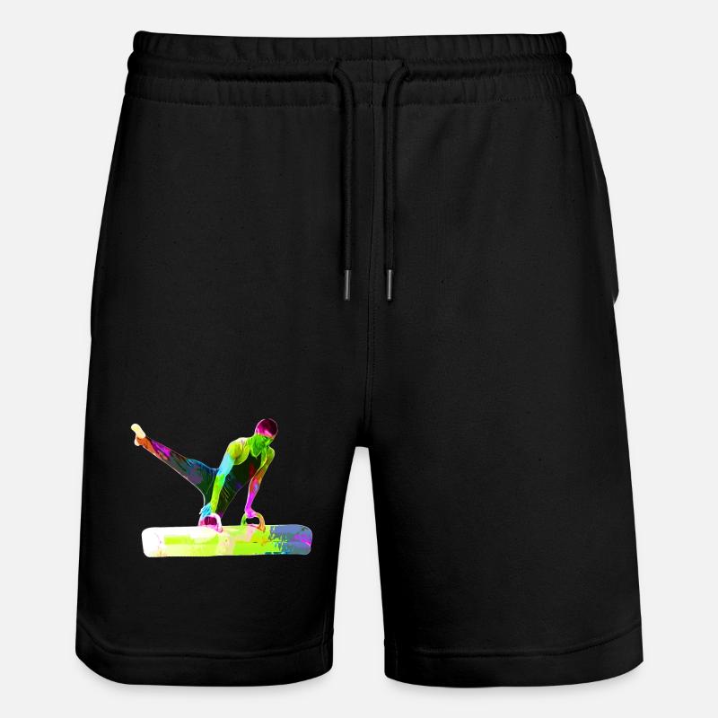 Cheval forfaitaire Turner - Short de jogging bio TRAINER Stanley/Stella unisexe - noir