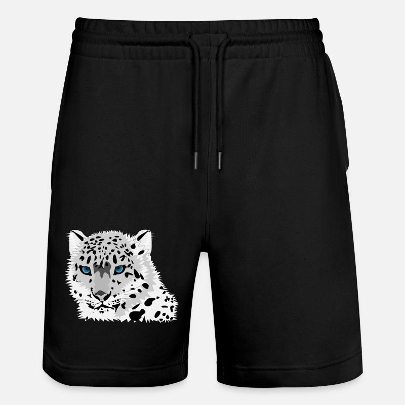 Chat de Léopard - Short de jogging bio TRAINER Stanley/Stella unisexe - noir