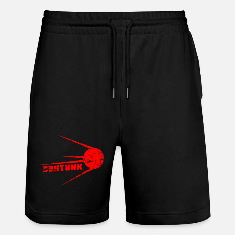spoutnik - Short de jogging bio TRAINER Stanley/Stella unisexe - noir