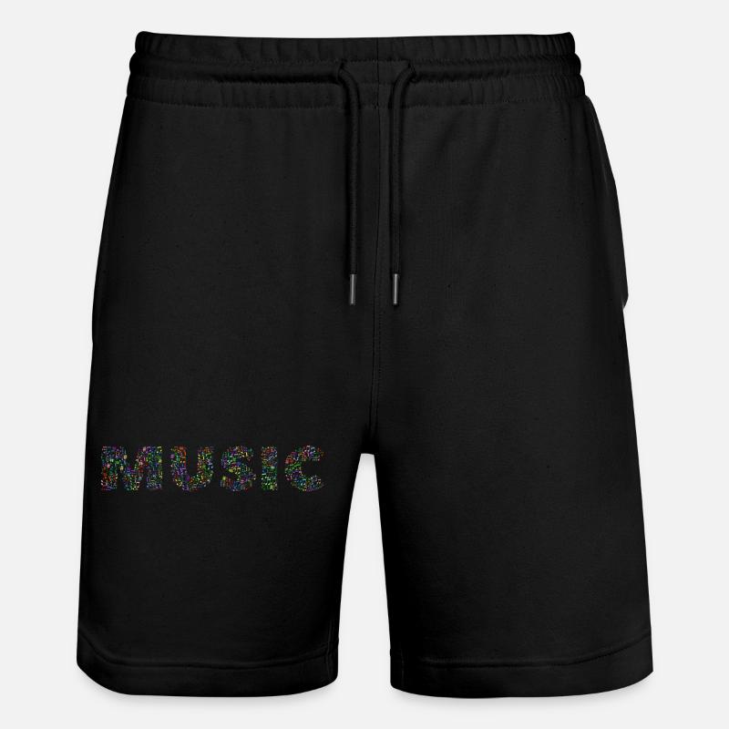 Musik - Stanley/Stella Unisex Bio Joggingshorts Trainer  - Schwarz