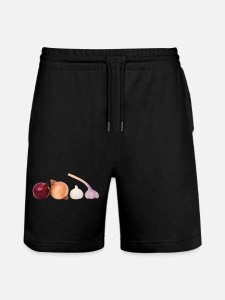 Allium Farbpalette Muster - Stanley/Stella Unisex Bio Joggingshorts Trainer  - Schwarz