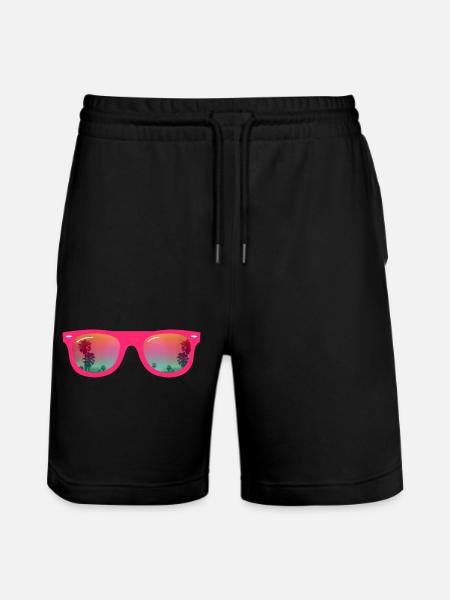 Sunglasses - Sunglasses - Stanley/Stella Trainer Unisex Organic Jogging Shorts - black