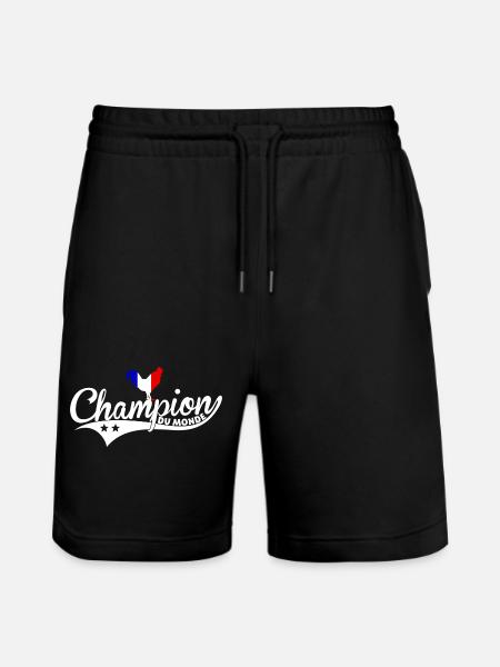 Champion du monde - Short de jogging bio TRAINER Stanley/Stella unisexe - noir