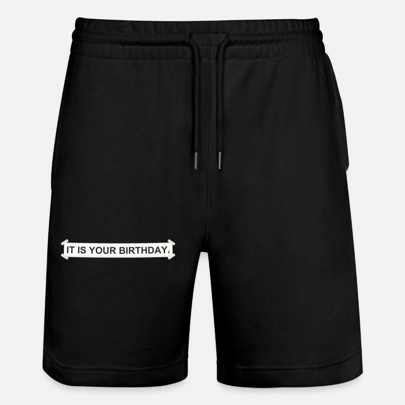 C’est votre anniversaire. - Short de jogging bio TRAINER Stanley/Stella unisexe - noir
