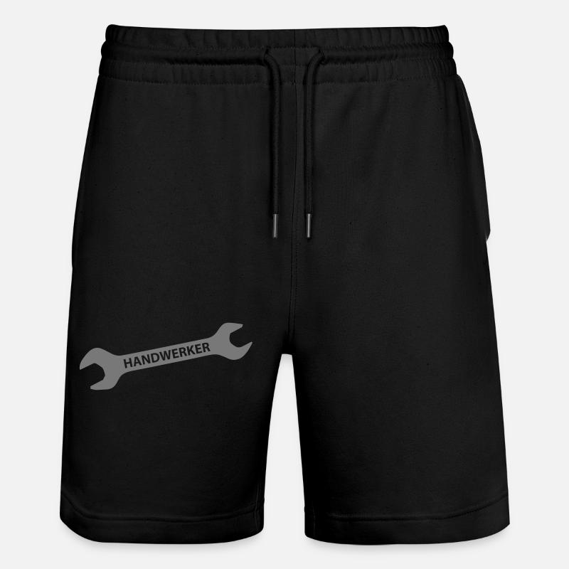 crafter - Stanley/Stella Trainer Unisex Organic Jogging Shorts - black