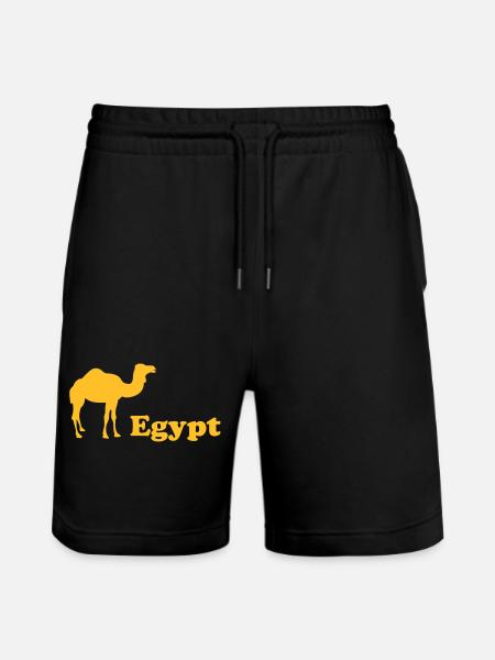 Egypt - Stanley/Stella Trainer Unisex Organic Jogging Shorts - black