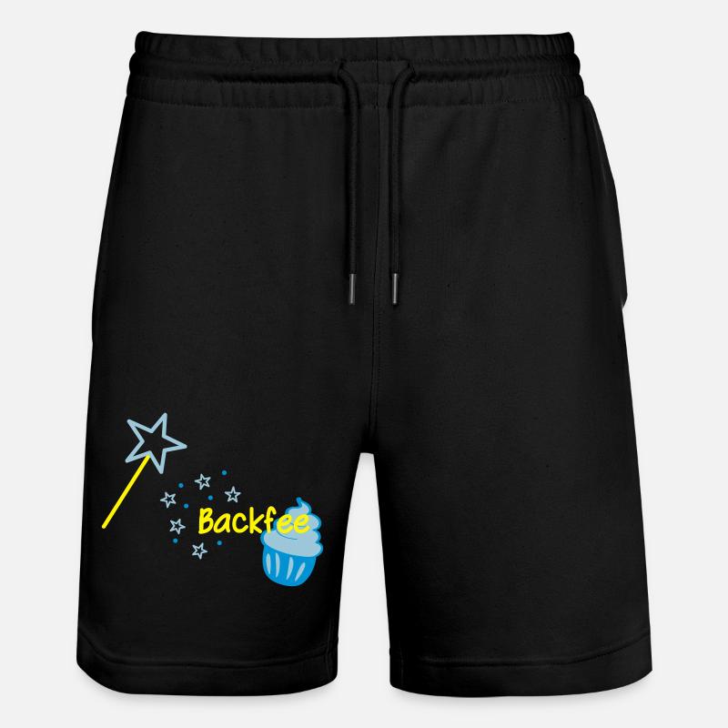 Cupcaki Backfee - Stanley/Stella Unisex Bio Joggingshorts Trainer  - Schwarz