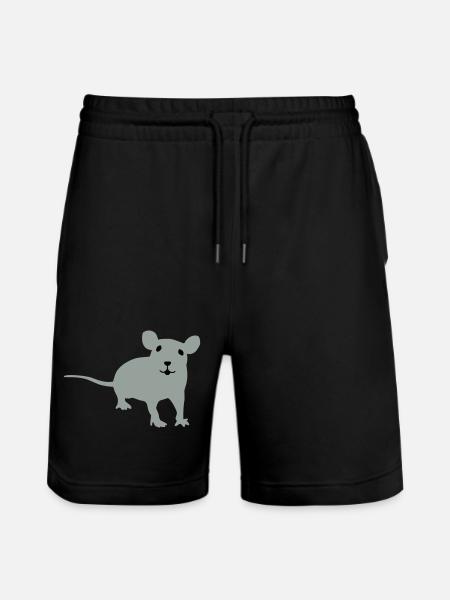 Rat - Stanley/Stella Trainer Unisex Organic Jogging Shorts - black